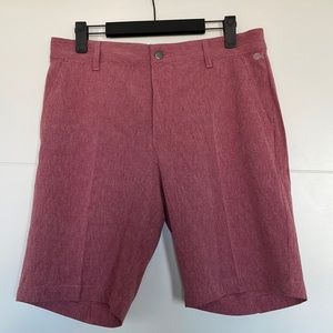 Adidas Red Crosshatch Shorts
